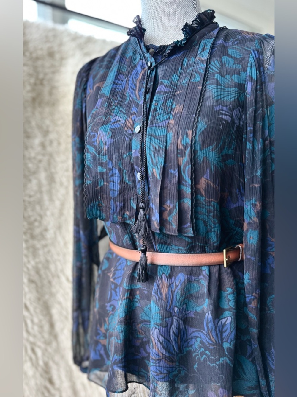 Coach x Kaffe Fassett 19’ Silk Runway Blouse